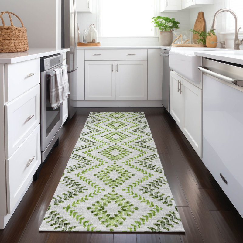 Paillasson intérieur / extérieur Kieyana, Tapis de couloir 2 pi 3 po x 7 pi 6 po