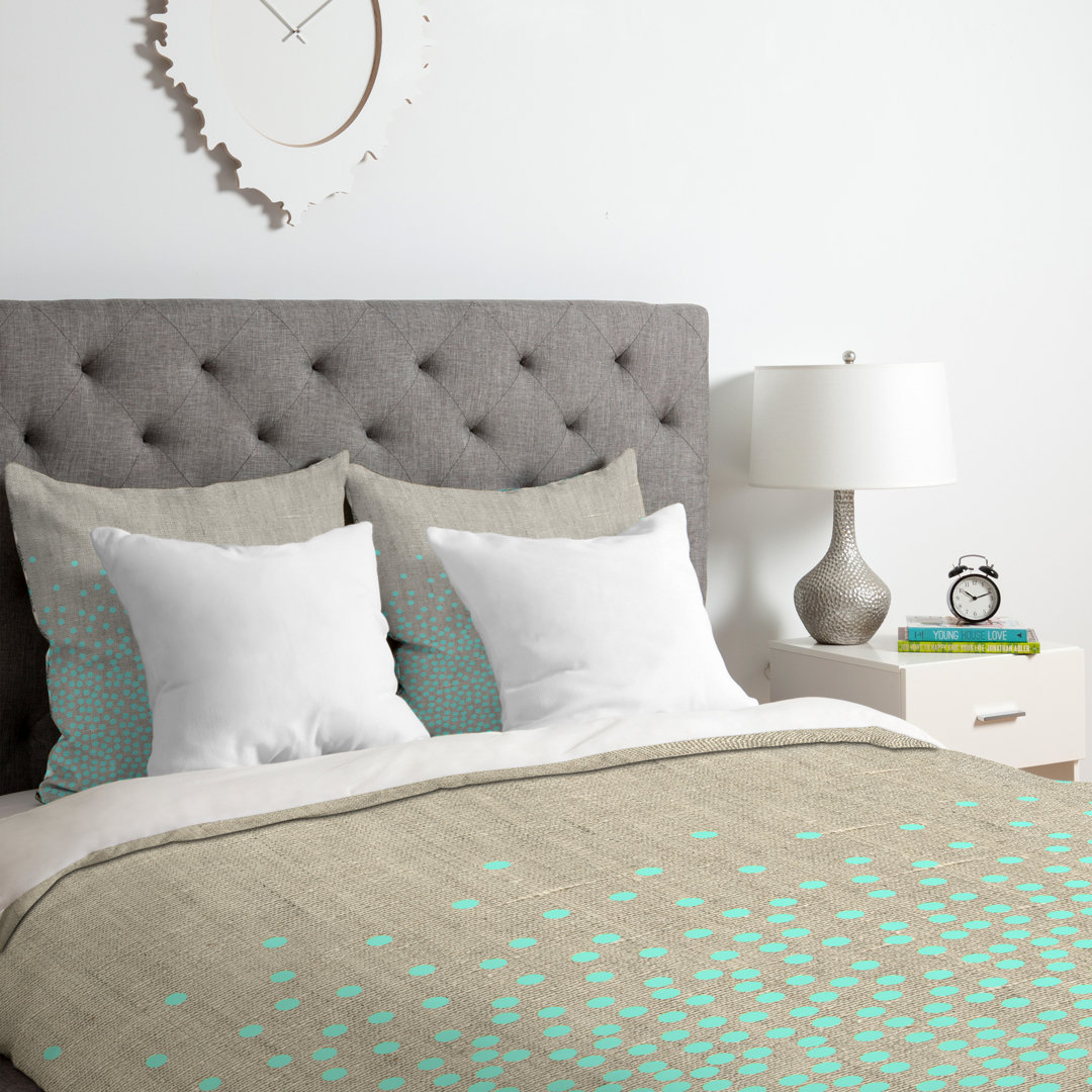 Iveta Abolina Dots Duvet Cover Set Deny Designs 