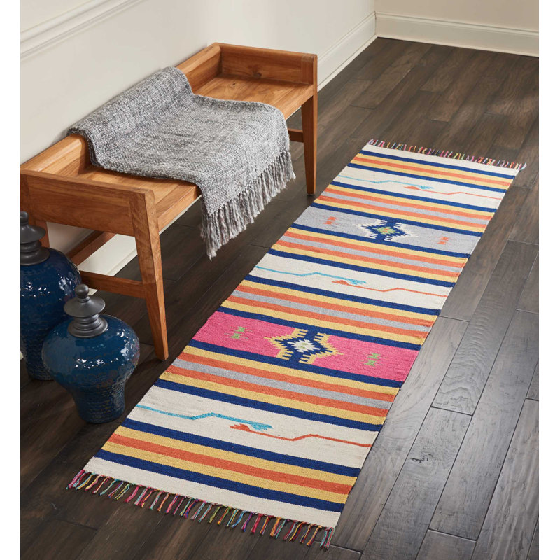 Bridgemon Striped Indoor Rug, Runner 2'3" x 7'6"