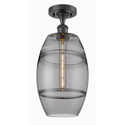 Plafonnier semi-encastré 1 lumière Ballston - Abiagael