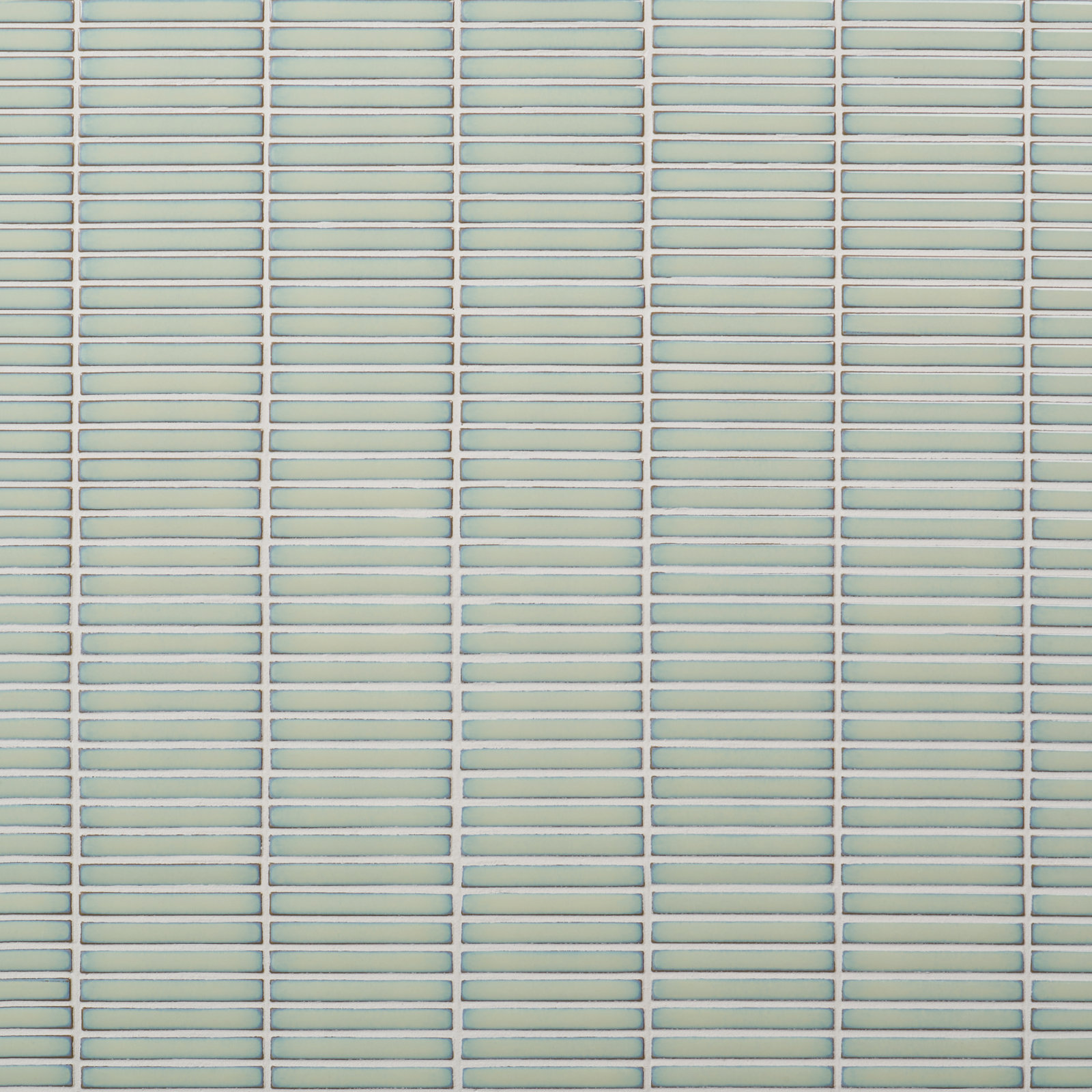 11" x 12" Porcelain Mosaic Tile, Mint Green