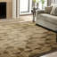 Tapis brun en laine noué à la main Ahtzired-619014871