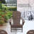 Baughn Foldable Outdoor Adirondack Chair With Ottoman-864045589