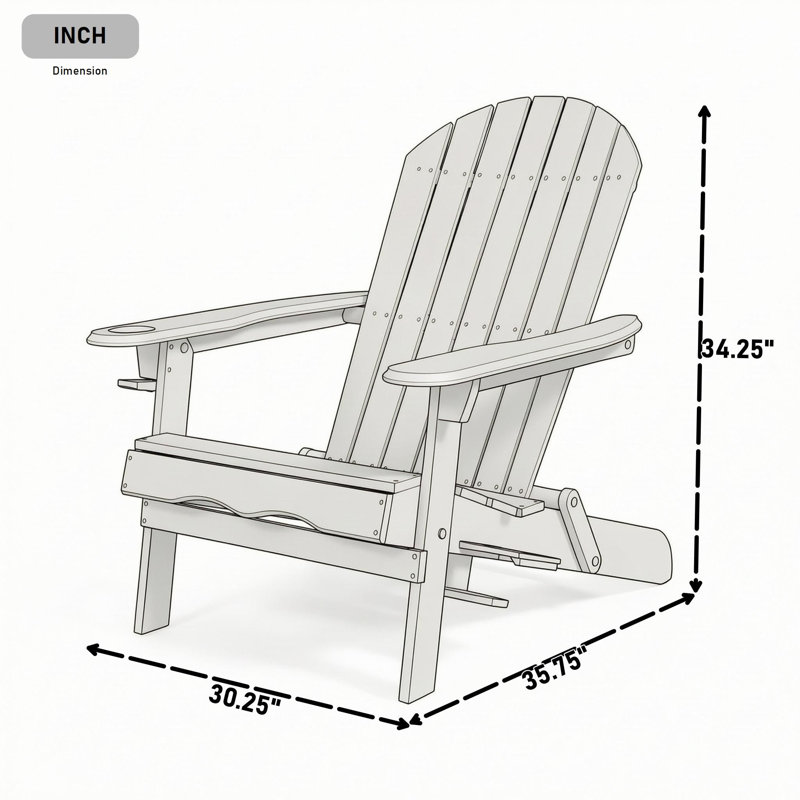 Outdoor Lounge Chair, Blue