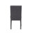 5Pc Pack Dining Set W/Engineering Stone Top & Black Finish