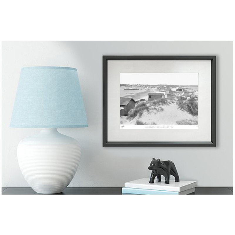 Mudeford, The Sand Hills 1934 by Francis Frith - Single Picture Frame Print, 45cm H x 60cm W x 2.3cm D
