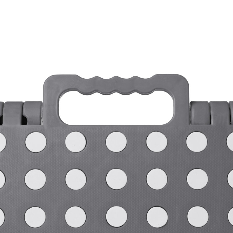 Lightweight Folding Step Stool, Gray