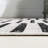 Aubriella Modern Offset Stripe Ivory/Black Indoor/Outdoor Rug-1001481543