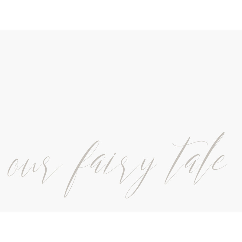 " Our Fairy Tale " by Lauren Rader, 12" H x 18" W