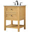 Ensemble de meuble-lavabo simple 24 po Bonsai-1408273938