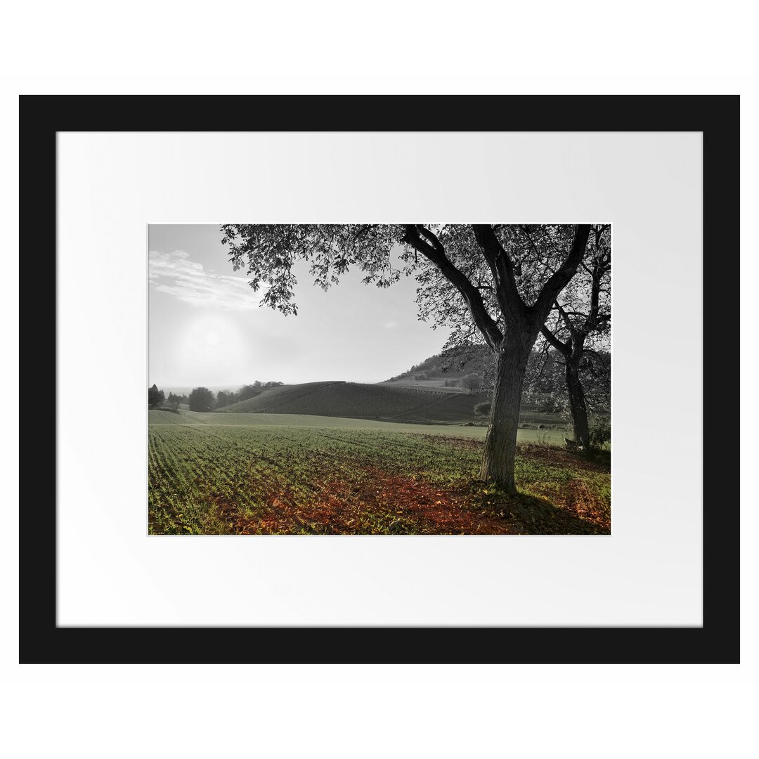 Landschaft im Herbst Gerahmtes Poster