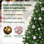 Artificial Christmas Tree with Stand Green PVC and Metal-584299013