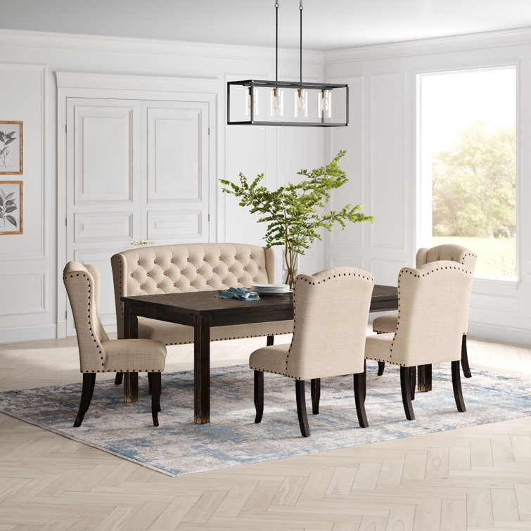 Greyleigh™ Rehoboth Wood 6-Piece Dining Table Set & Reviews | Wayfair