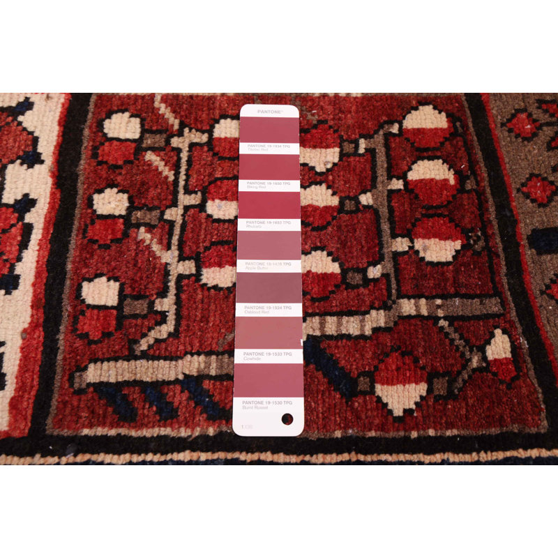 Tapis rouge rétro Kayseri 5 pi 3 po x 10 pi 5 po