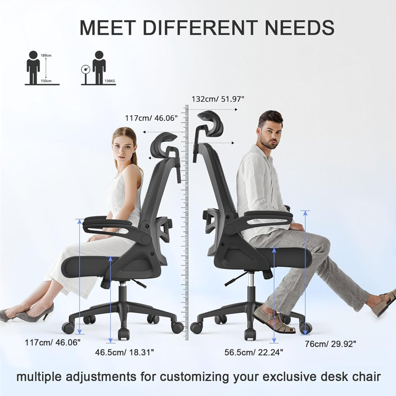 Inbox Zero Office Chair, Black