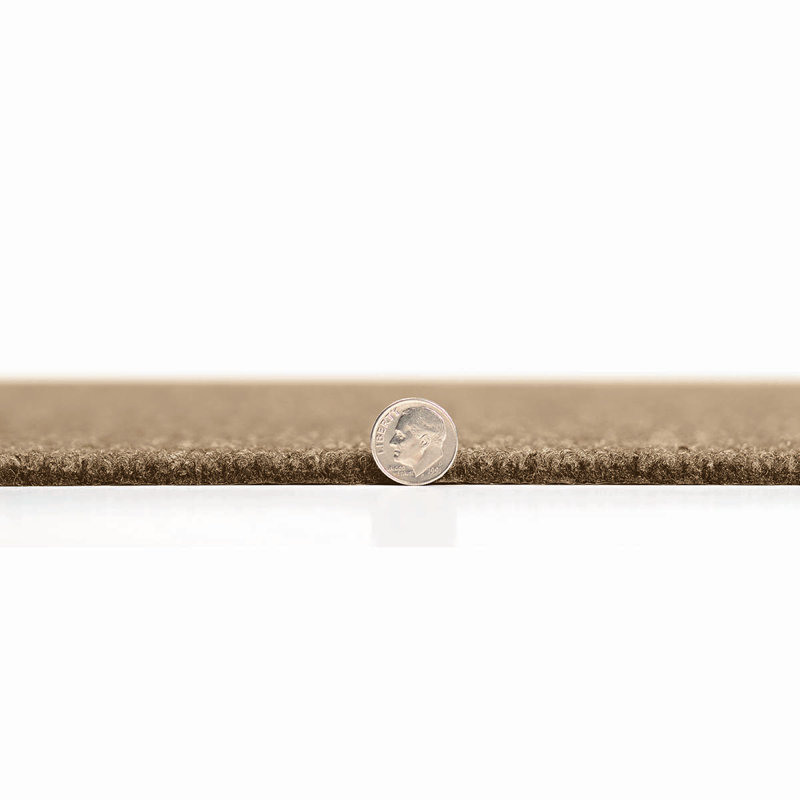 18 po x 18 po intérieur / extérieur, carrelage auto-adhésif en polyester, (paquet de 16) (36 pieds carrés / boîte), Taupe