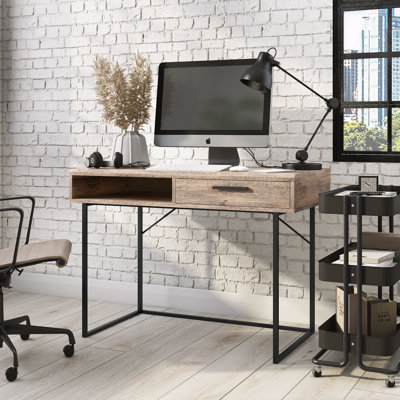 Allenhurst Metal Base Writing Desk