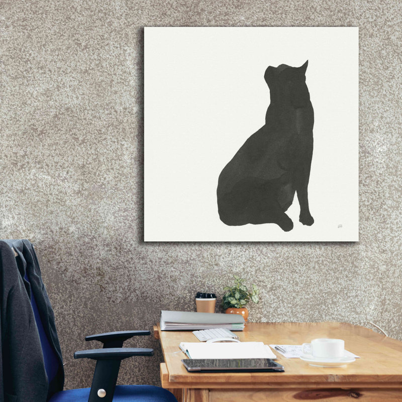 «Black Cat II» par Chris Paschke, H 37 po x l 37 po x P 1,5 po