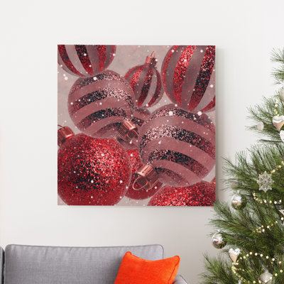 Ornements de Noël VI-reproduction de photo sur toile tendue