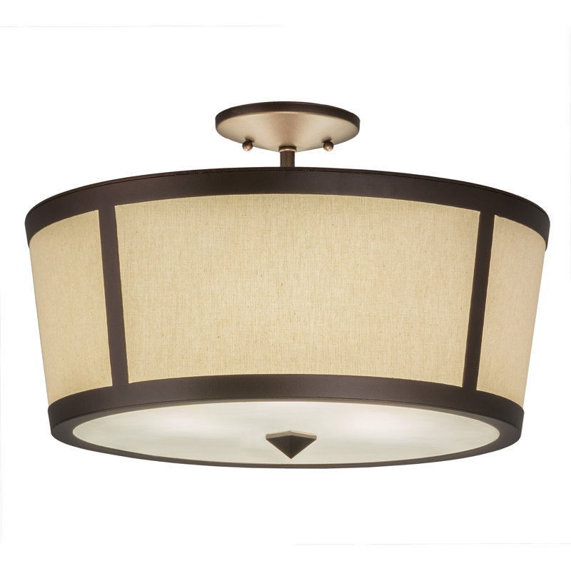 Heiki 3 - Light Semi Flush Mount