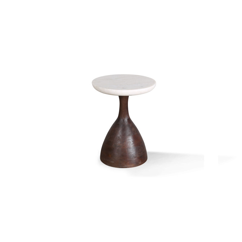 Palm Desert Marble End Table
