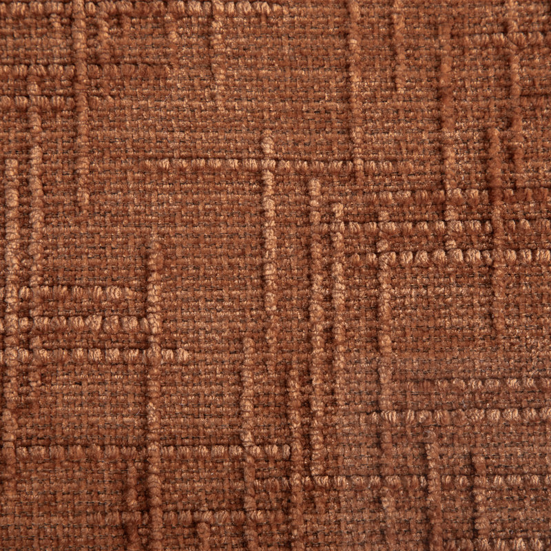 Banc rembourré avec accoudoirs et 2 coussins, Orange