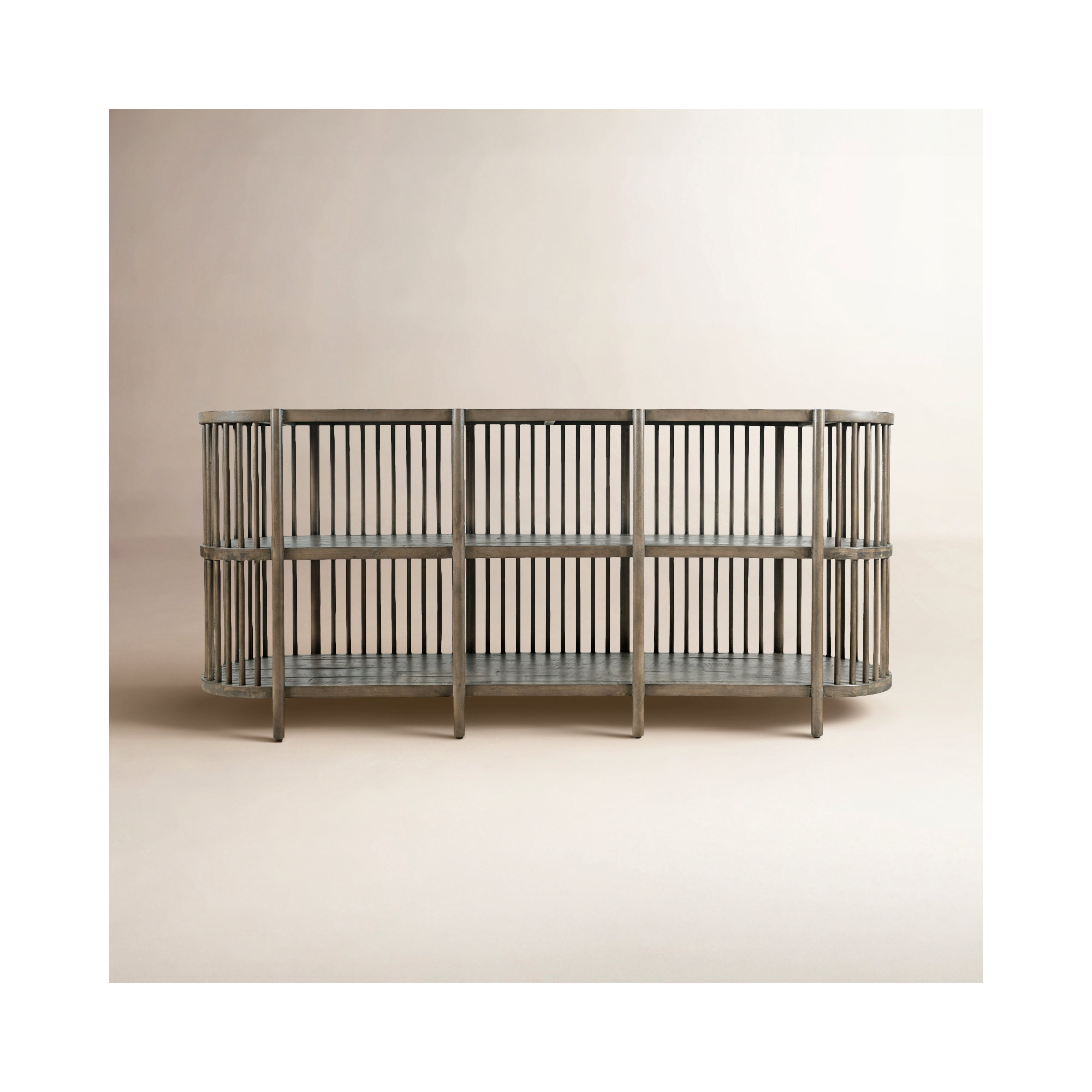 Charnock Wide Acacia Solid Wood, Chestnut, 32"H x 72"W x 18"D