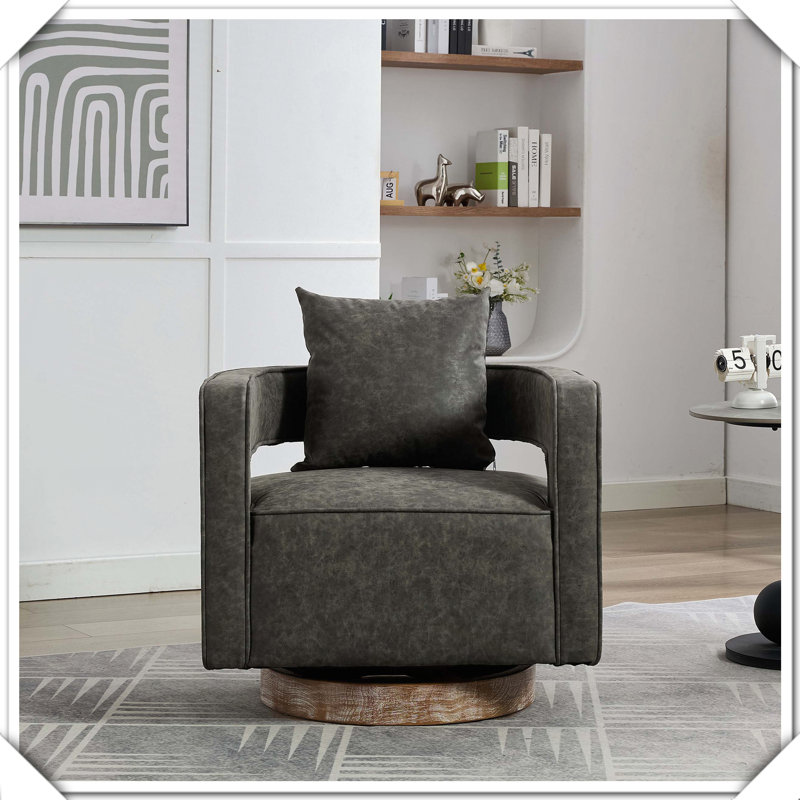 Fauteuil demi-tonneau Modern, Gris