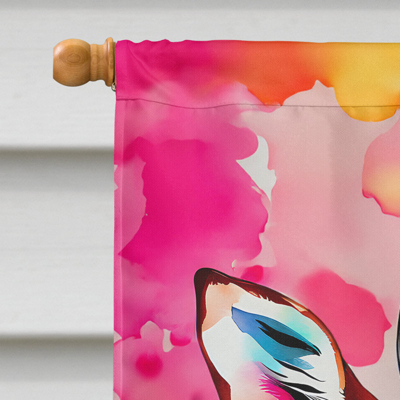 Drapeau de maison hippie