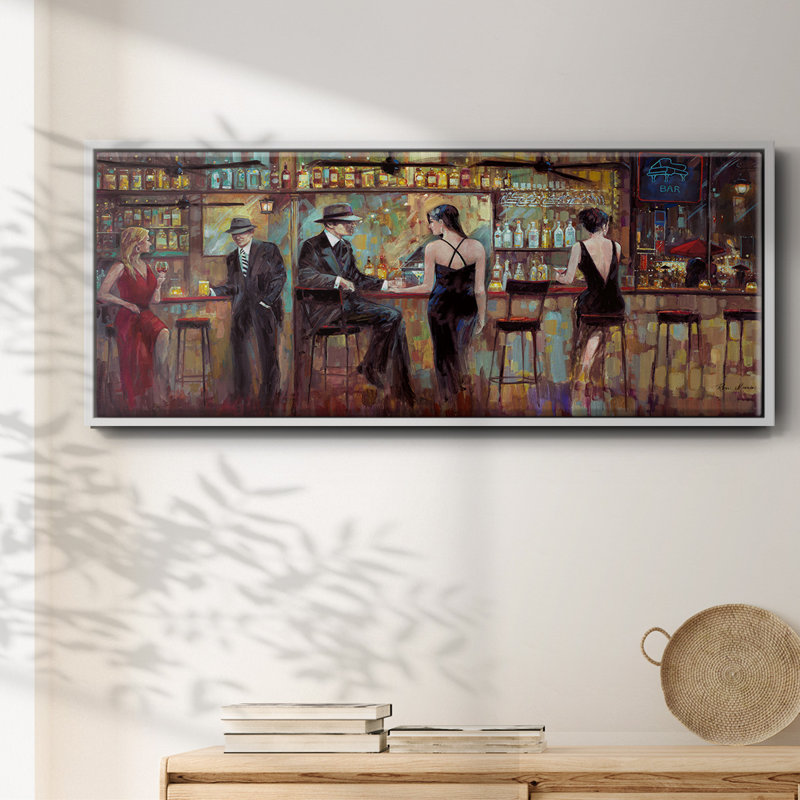 Happy Hour- Framed Canvas