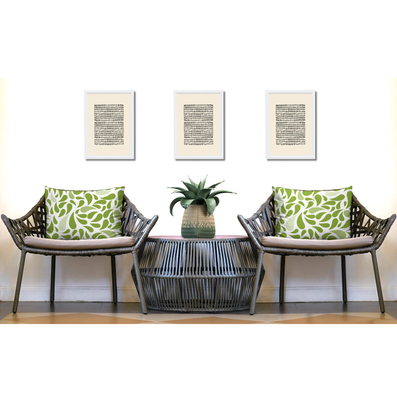 Paisley Outdoor Reversible Throw Pillow, Chartreuse