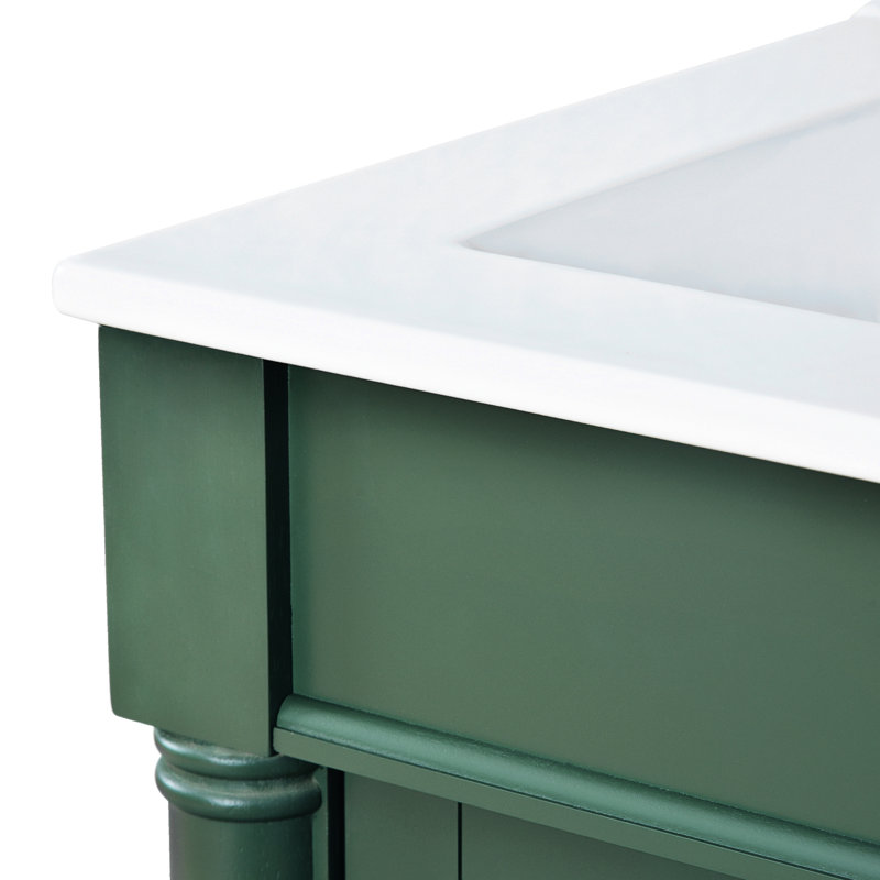 Rangement de salle de bain moderne avec détails d'assemblage réfléchis