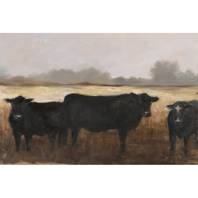 Vaches noires II, H 20 po x l 30 po x P 1 po