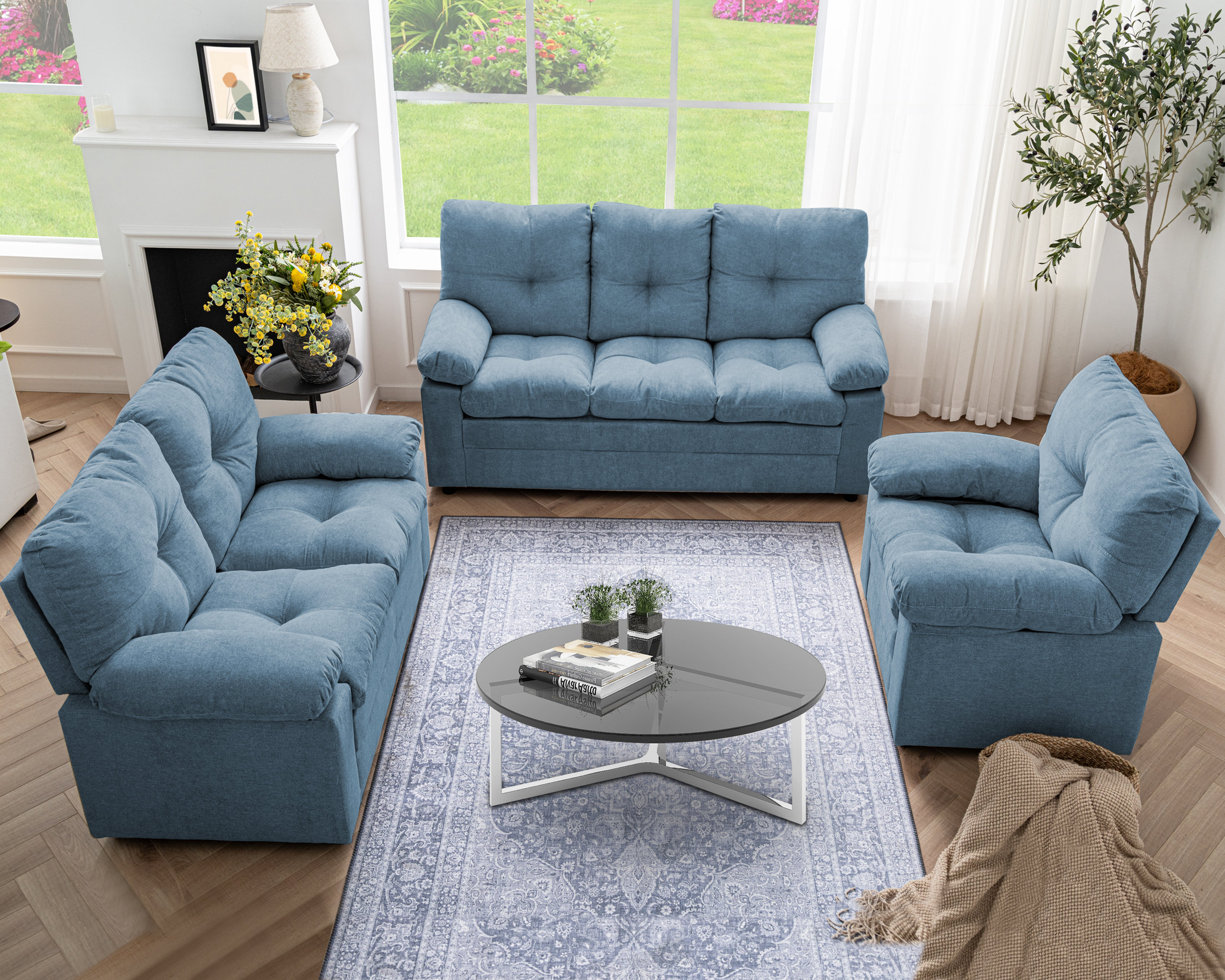 Latitude Run® 3 Piece Modern Living Room Sets & Reviews - Wayfair Canada