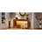 59" Farmhouse Console Table With Vertical Slat Legs - Sofa Table Behind Couch, Rustic Brown Entryway Table For Hallway, Living Room & Small Spaces