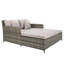 Lit de jour en rotin avec matelas Cadeo-1669345766