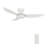 45"  3 Blade LED Smart Flush Mount Ceiling Fan with Remote Control and Light Kit Included