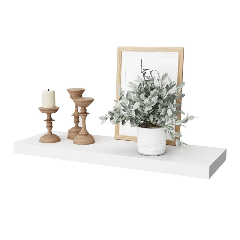 Tablette flottante Tyechia, H 2 po x l 35,4 po x P 11,8 po