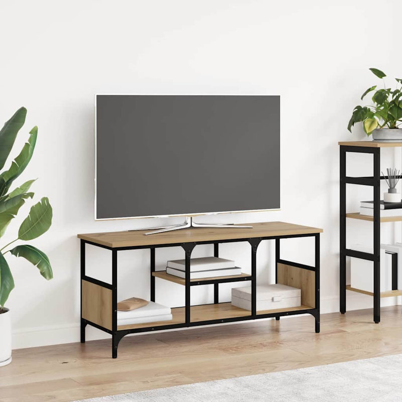 Unfinished TV Stand for TVs up to 43", Artisan Oak