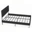 Structure de lit plateforme tapissier-723685048