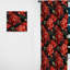 Mystic Red Damask Whispers I - Rideau damassé - Rideau damas obscurcissant - 1 panneaux-107564111
