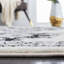 Tapis ivoire / noir Tulum-97593963