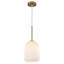 Luminaire suspendu moderne à 1 lumière avec abat-jour en verre givré blanc laiteux de 7,87 po pour îlot de cuisine-758765346-759335476