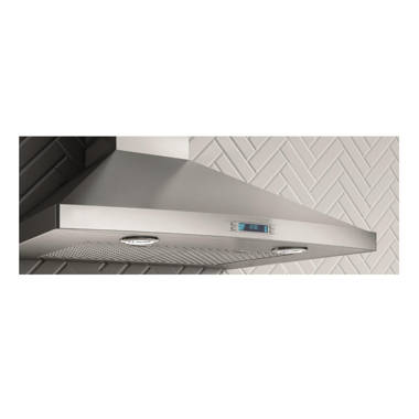 Elica Foglia 36 600 Cubic Feet Per Minute Ducted Wall Mount Range Hood  with Light Included