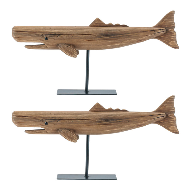 Sculpture pin et baleine
