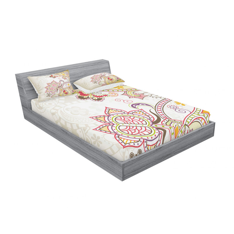 Microfiber Sheet Set, Queen Sheet Set with Fitted Sheet