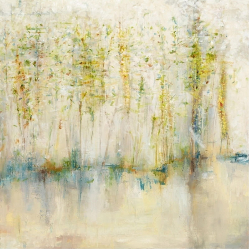 «Rainbow Passageway» par Samuel Kane - impression, Gel coupé au couteau, H 47 po x l 47 po