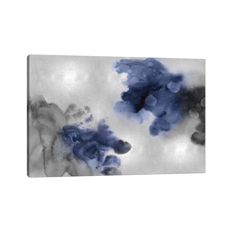 Tempting in Indigo 1 Piece Wrapped Canvas Wall Art, 30.48 cm H x 45.72 cm W