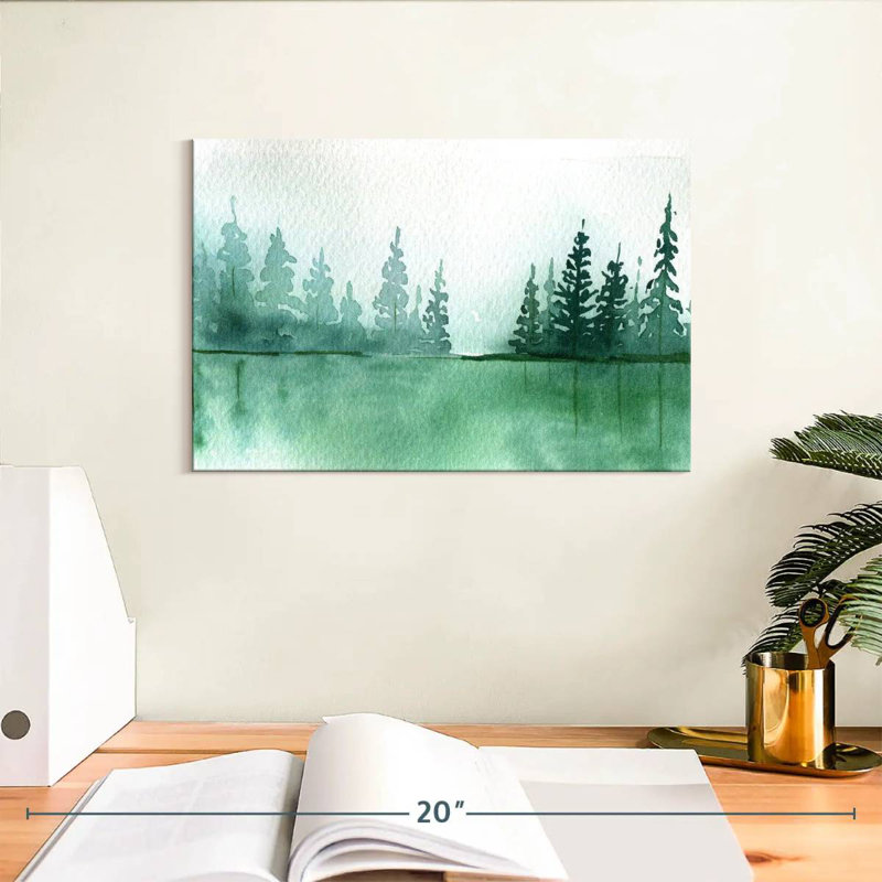 Avery Pine Tree Silhouette, 8" H x 12" W