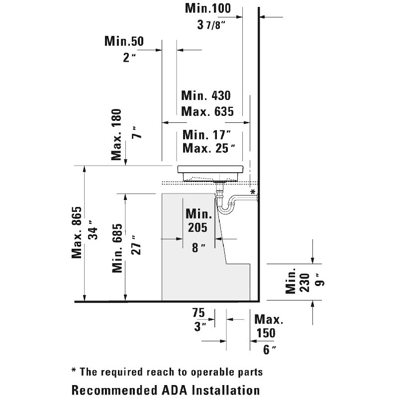 2nd Floor White Ceramic Rectangular Drop-in Bathroom Sink